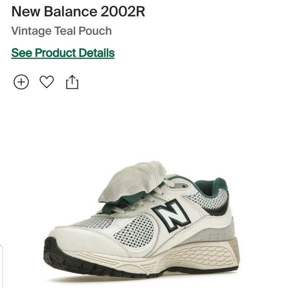 New Balance 2002RVintage Teal Pouch - Picture 3 of 4